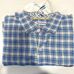 Mens Kona Check Tommy Bahama long sleeve button up shirt size XL